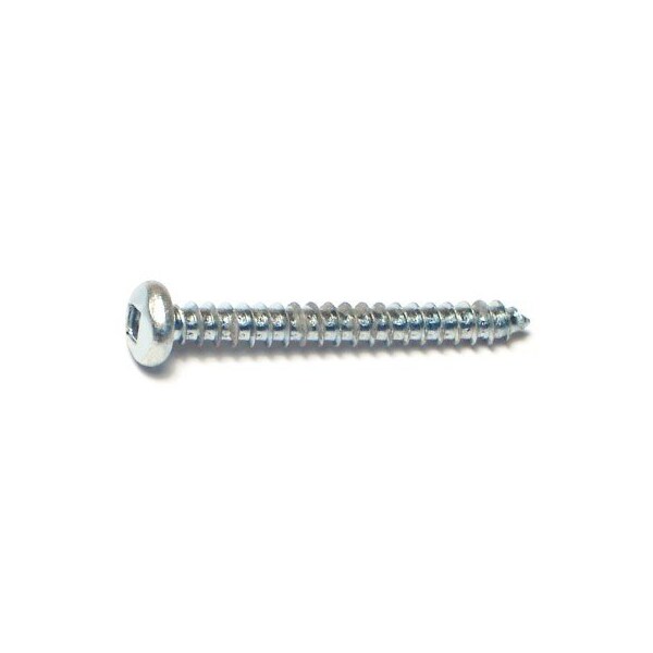Midwest Fastener Sheet Metal Screw, #6 x 1-1/4 in, Zinc Plated Steel Pan Head Square Drive, 100 PK 08710 - main